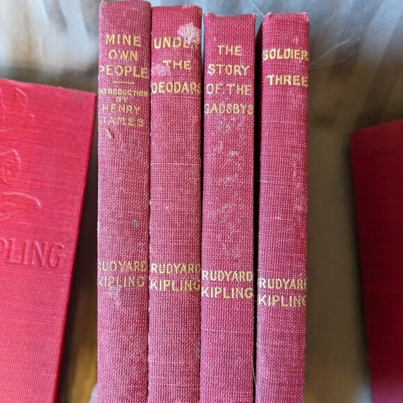 Rudyard Kipling 1908 Antique book set of 13 Kipling’s classic stories - Picture 5 of 12